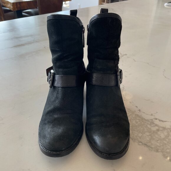 Donald J. Pliner suede & leather boots - Size 8M - Picture 2 of 3